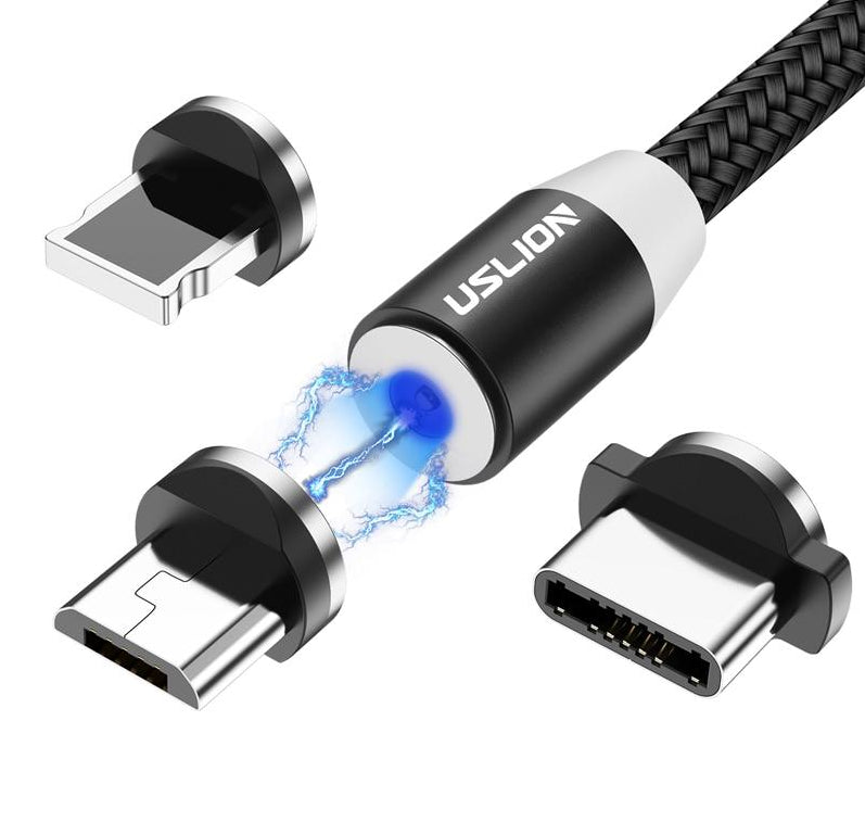 Cabo Usb com Plug Magnético - FRETE GRÁTIS